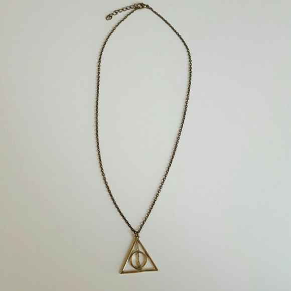 NWT Harry Potter the Deathly Hallows Triangle Signal Sign Hogwarts Movie - Picture 2 of 4