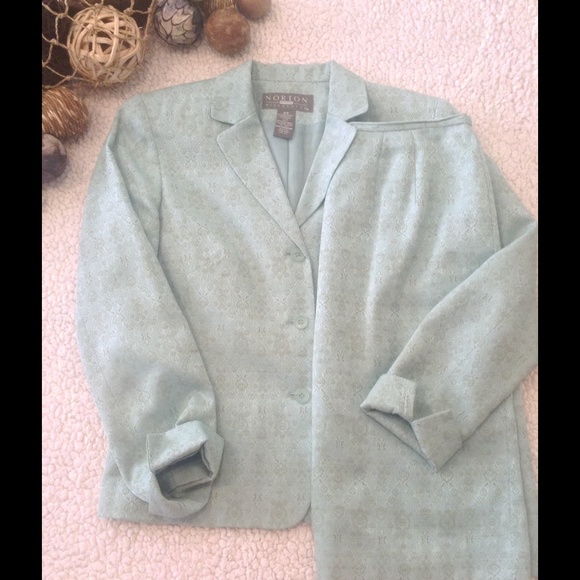 NORTON MCNAUGHTON 2 PC Skirt & Blazer Set 6 6P - Picture 2 of 3