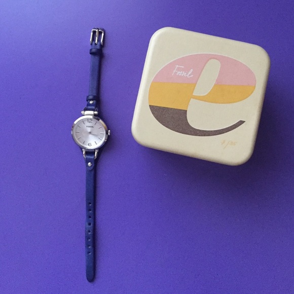 Royal Blue Fossil Watch
