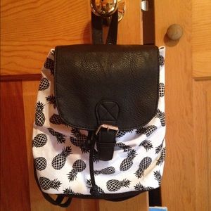 Brand New Black & White mini Backpack!