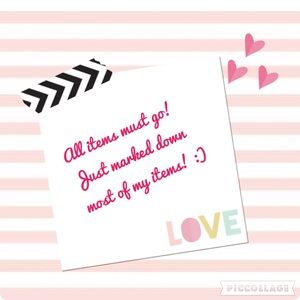 Everything must go!🙋🏼✌🏼️👚👙👝💲💲💲