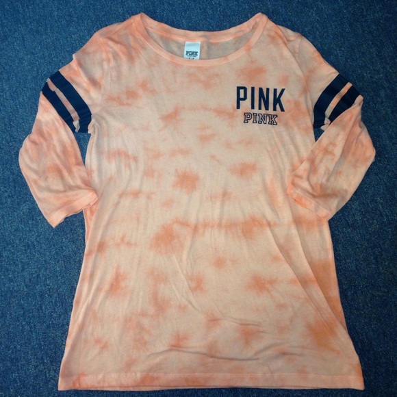VS PINK Orange Tie-Dye Shirt (worn twice)