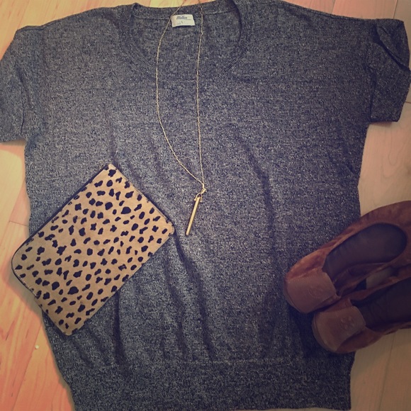 Awesome Madewell short sleeve sweater!