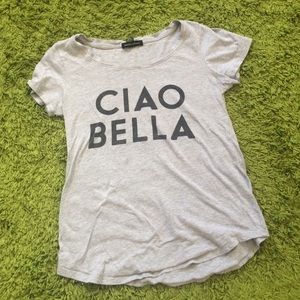 Ciao Bella Grey Tee