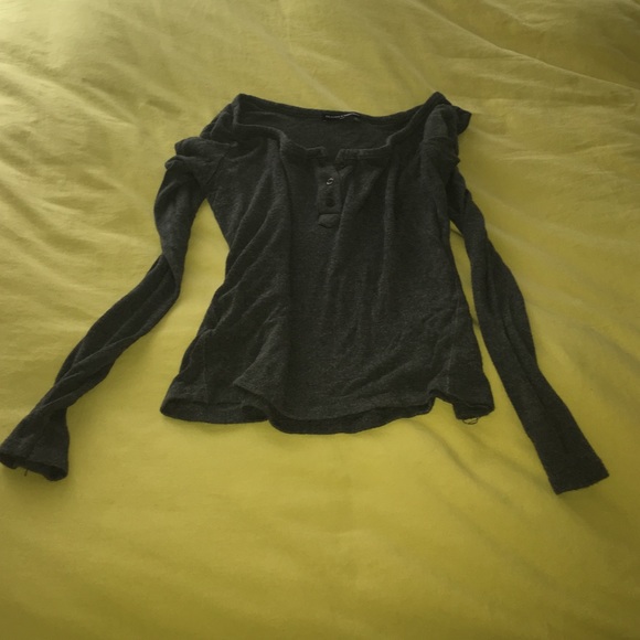 brandy grey Henley