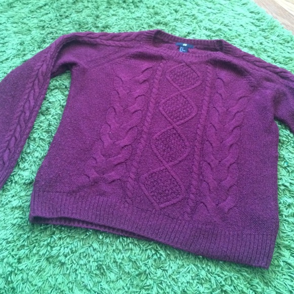 Burgundy Sweater