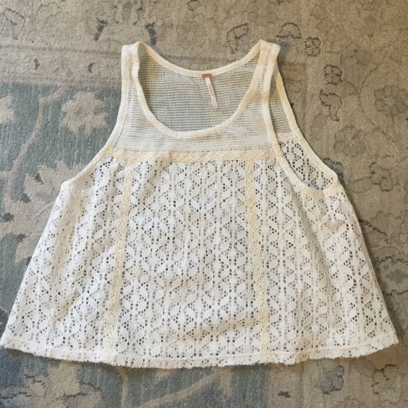 Free people flow eyelet tank