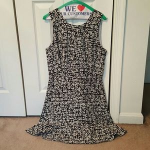A-line Business Dress with Peplum Hem