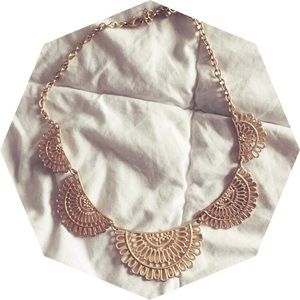 Beautiful gold necklace