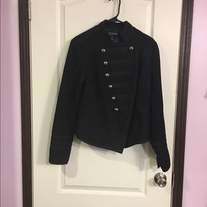 Military style waist length jacket