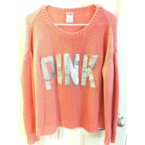 VS PINK sequined sweater