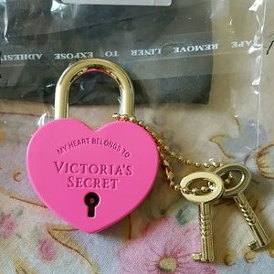 Victoria's Secret Bag Charm (heart padlock)