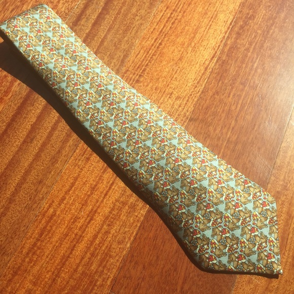 Vintage Hermes tie for Men/women jockey equestrian