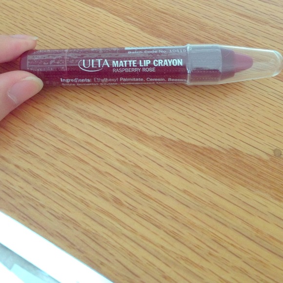 Ulta matte raspberry rose lip crayon