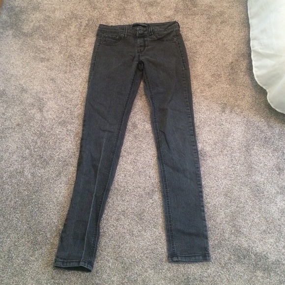 Black distressed skinny jeans! - Picture 2 of 4