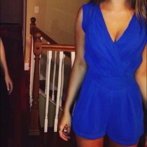 Blue romper