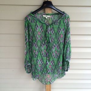 Sheer, floaty "Ya Los Angeles" top