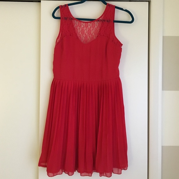 Red lace Pinky Dress