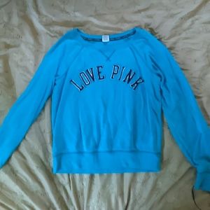 VS PINK Turquoise Sweater