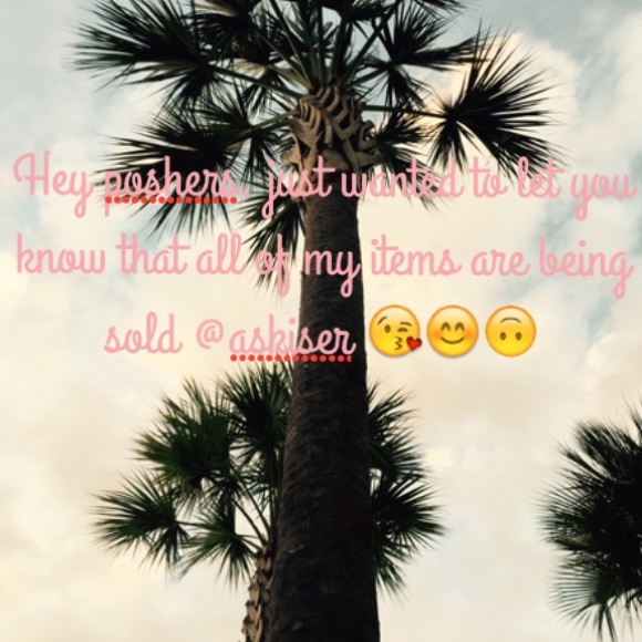 All of my items are being sold on @askiser 😊 - Picture 1 of 1