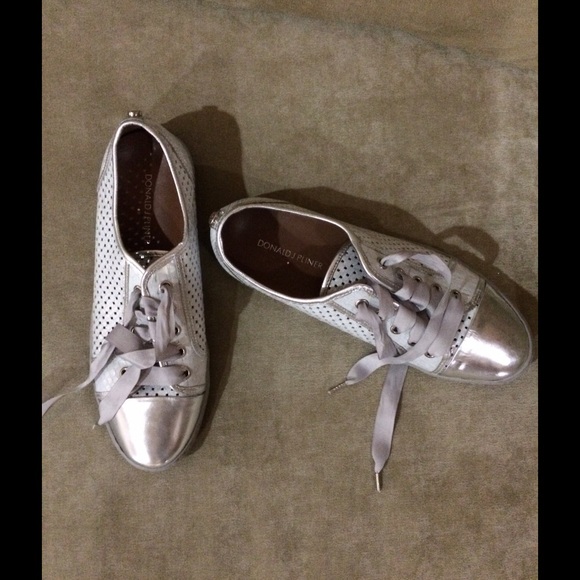 Silver sneakers