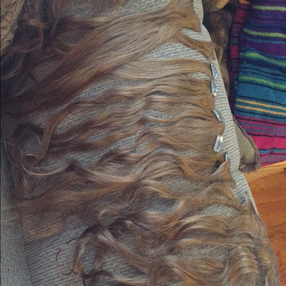 10 piece brown hair extensions