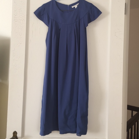SOLD - Banana Republic Cobalt Trapeze Dress