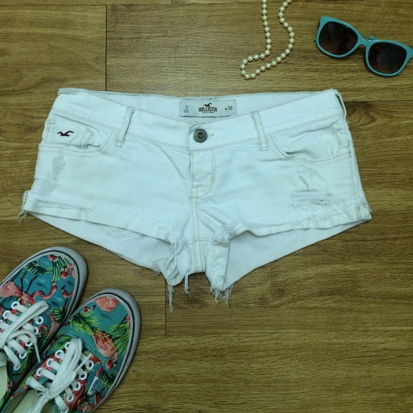 White Hollister Shorts