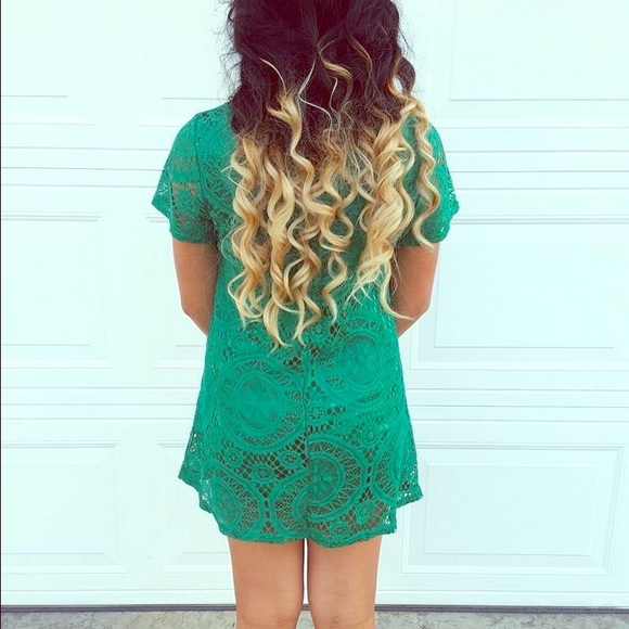 Green Lace Dress