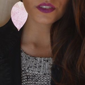 Mother's Day sale 💐🍃 Gold Leaf Earrings 🍃