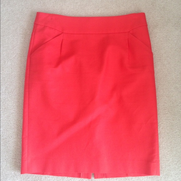 J. Crew Dresses & Skirts - Price drop! Orange J. Crew Pencil Skirt