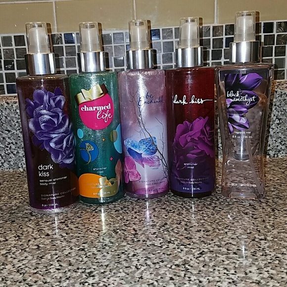 B&BW lot of scented body mist