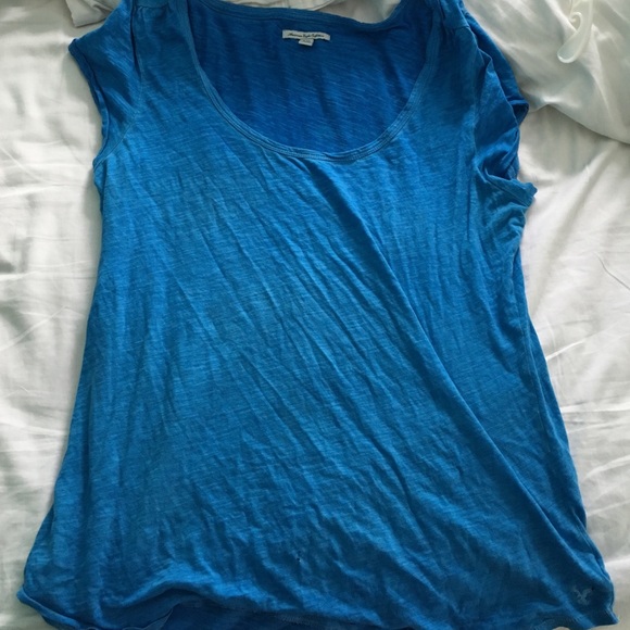 Blue American eagle favorite tee