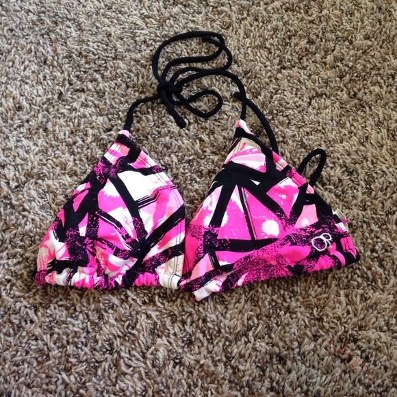 Pink bathing suit top