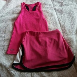 New Balance tennis skirt and tank top