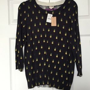 JCREW Factory Pineapple Sweater