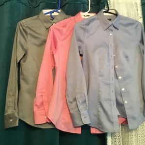 Lot of Talbots wrinkle resistant button downs