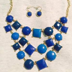 BUNDLE DEAL Statement necklace and earrings