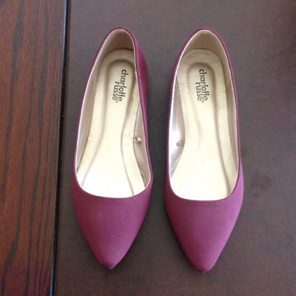 Suede Pointed Flats