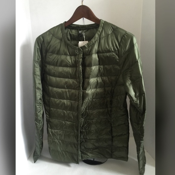 uniqlo olive jacket