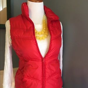 Merona Puffer Vest--Red--Size Small