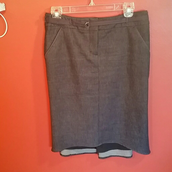 BCBGMaxAzria Dresses & Skirts - BCBGMaxAzria Denim Pencil Skirt