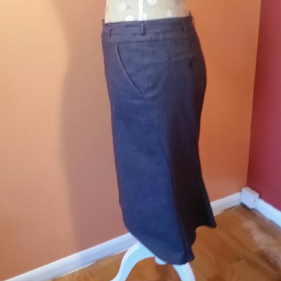BCBGMaxAzria Denim Pencil Skirt - Picture 4 of 4