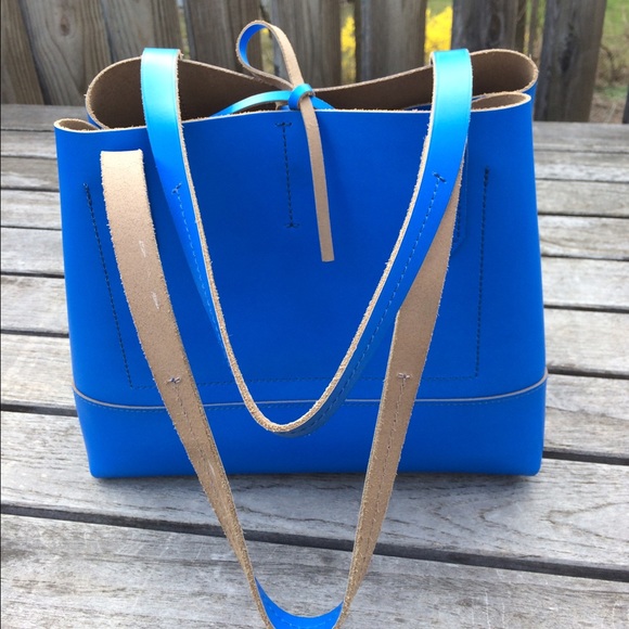 JCrew Uptown Azure tote 👜