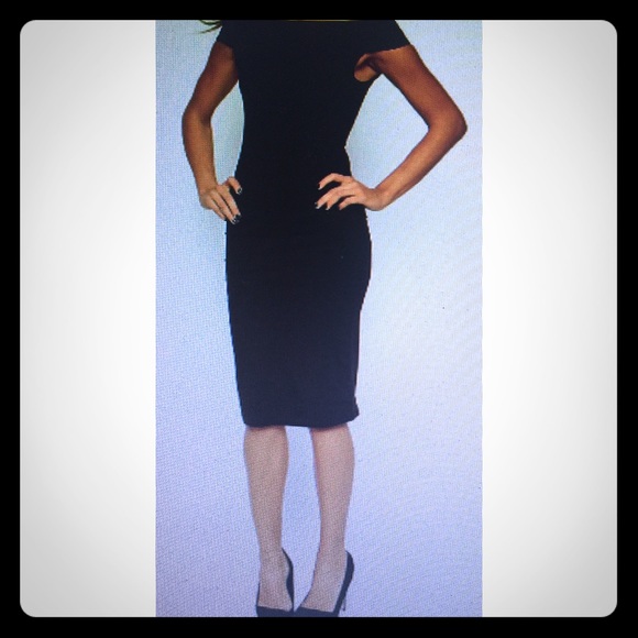 ASOS Black Midi Black Dress US size 12