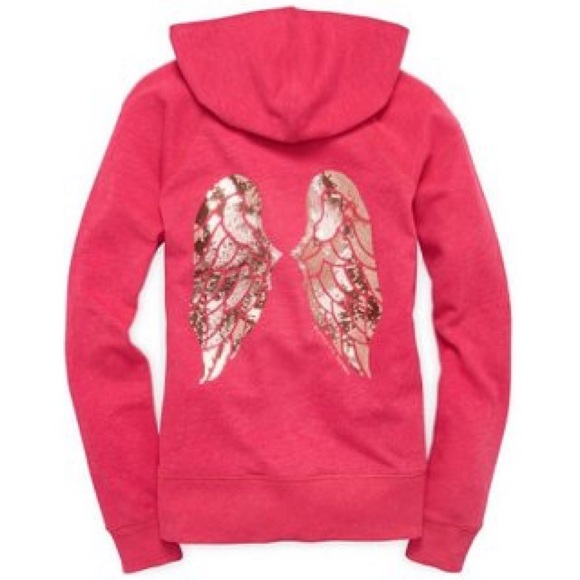 Victorias secret wings classic zip hoodie - Picture 2 of 4