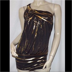 Daytrip The Buckle One Shoulder Tunic Size M