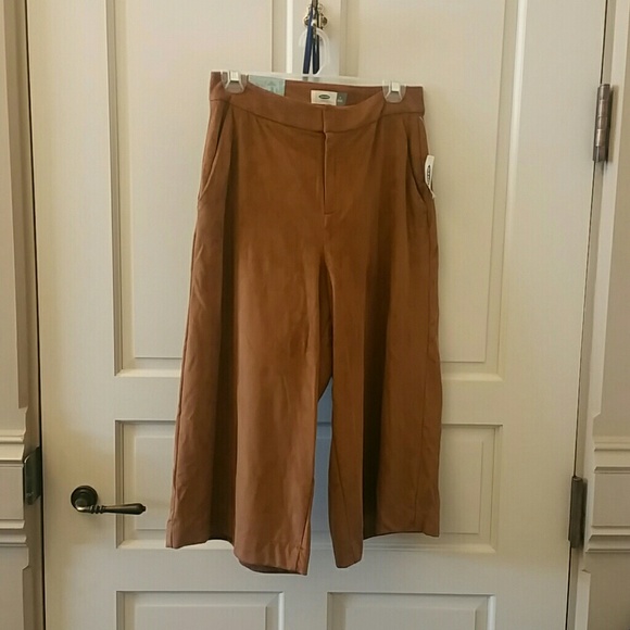 Tan suede Gauchos