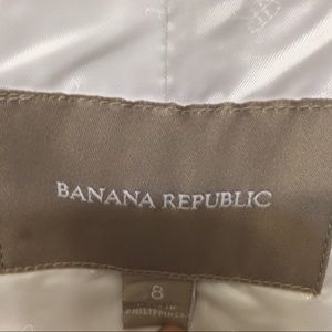 Banana Republic Jackets & Coats - Banana Republic White Sateen Blazer Sz 8 Banana Republic Jackets & Coats - Banana Republic White Sateen Blazer Sz 8