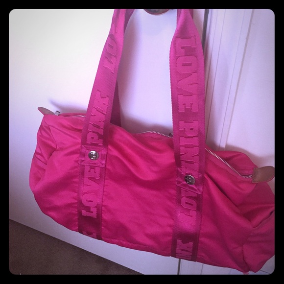 VS Pink weekender bag